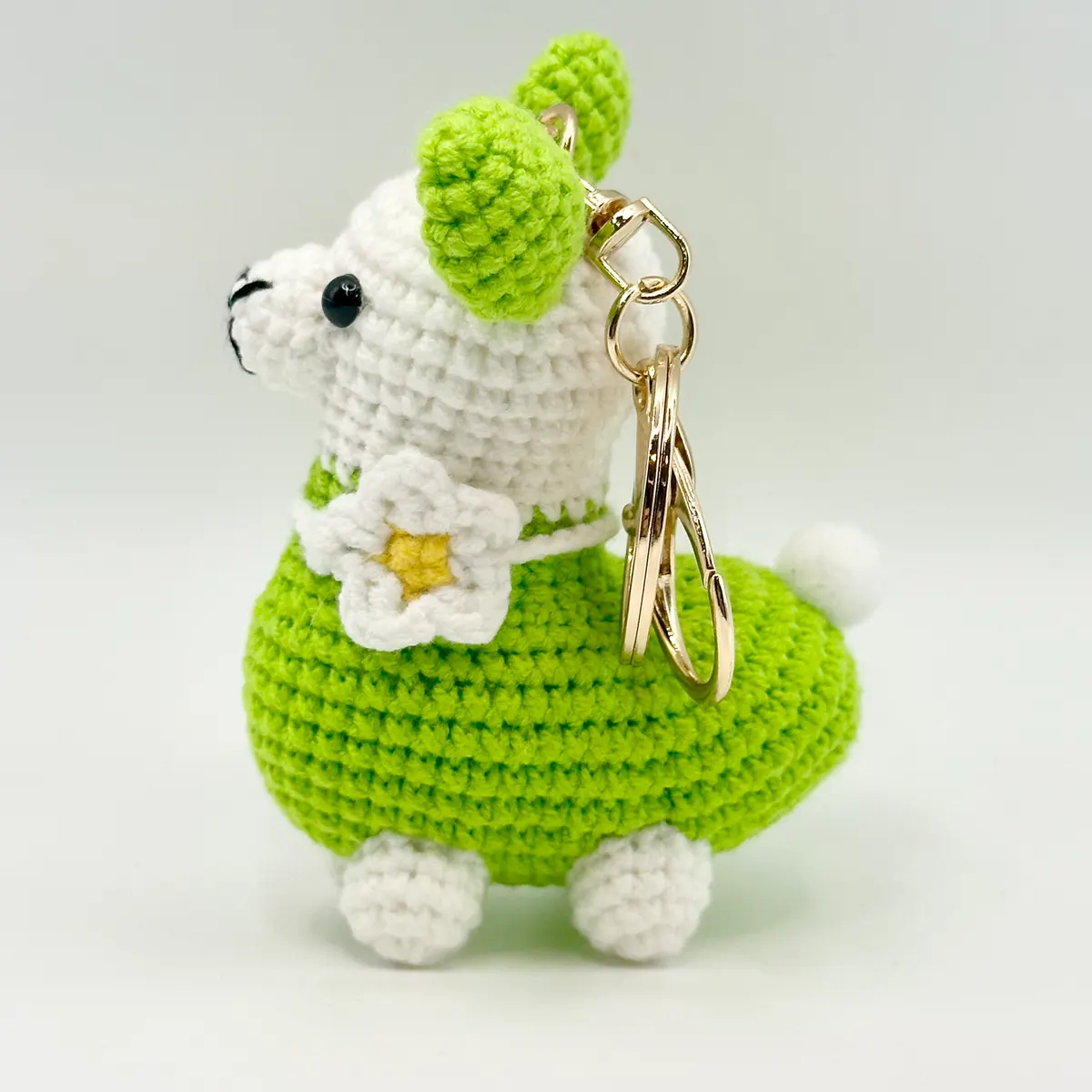Llama charm in Lime