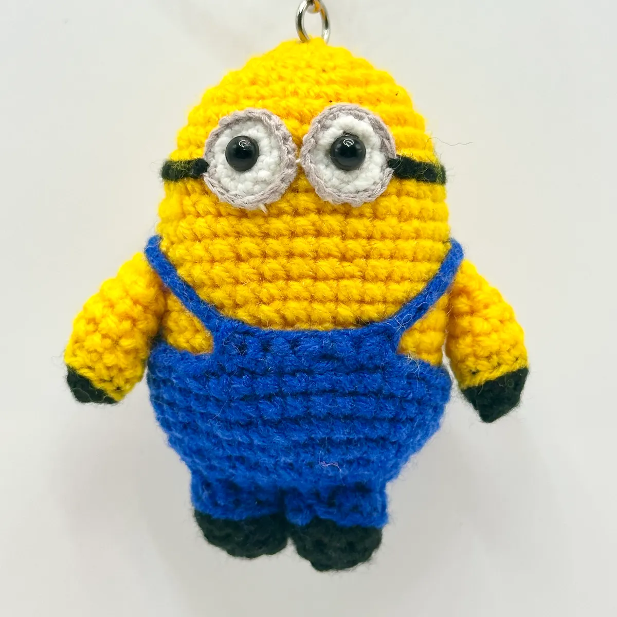 Goggle-eyed yellow buddy in Yellow and blue