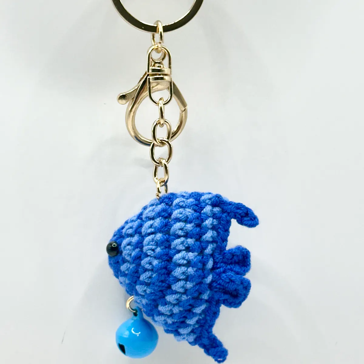 Tropical fish charm in Cobalt