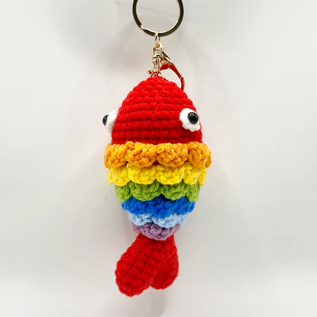 Rainbow fish charm in Rainbow