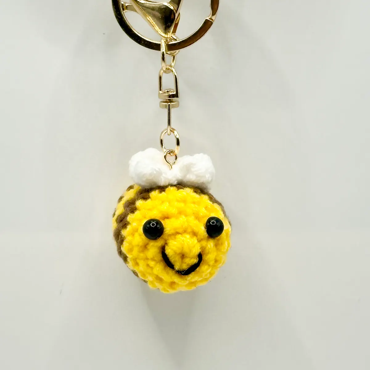 Bee charm in Honey yellow